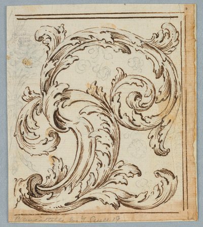 Drawing, Rinceau Design by Unknown